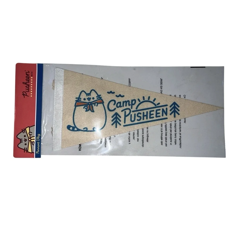 Pusheen Pennant Flag & 2 Patches Exclusive From 2020 Camp Pusheen Box